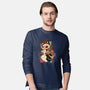 Skeleton Fox-mens long sleeved tee-ricolaa