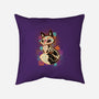 Skeleton Fox-none removable cover w insert throw pillow-ricolaa