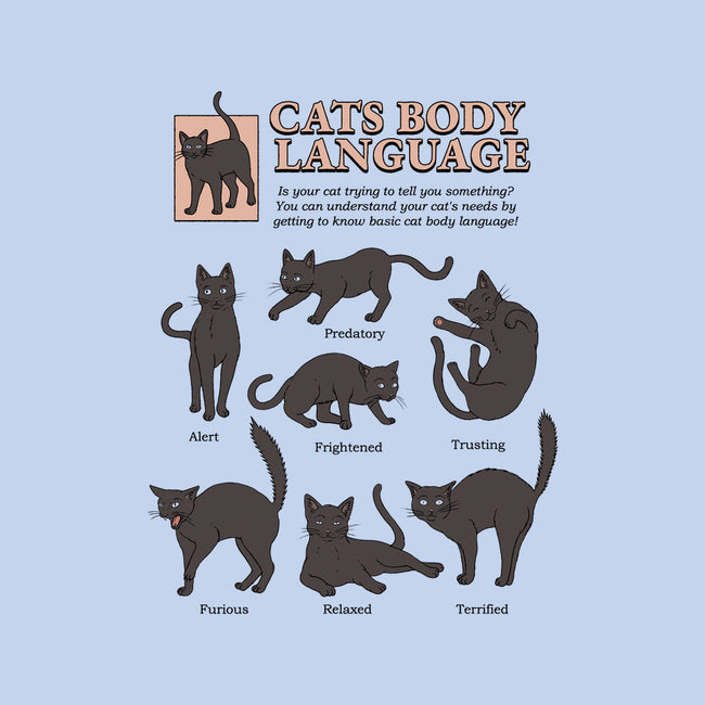 Cats Body Language-none glossy sticker-Thiago Correa