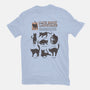 Cats Body Language-womens basic tee-Thiago Correa
