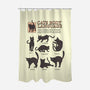 Cats Body Language-none polyester shower curtain-Thiago Correa