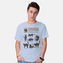 Cats Body Language-mens basic tee-Thiago Correa