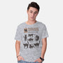 Cats Body Language-mens basic tee-Thiago Correa