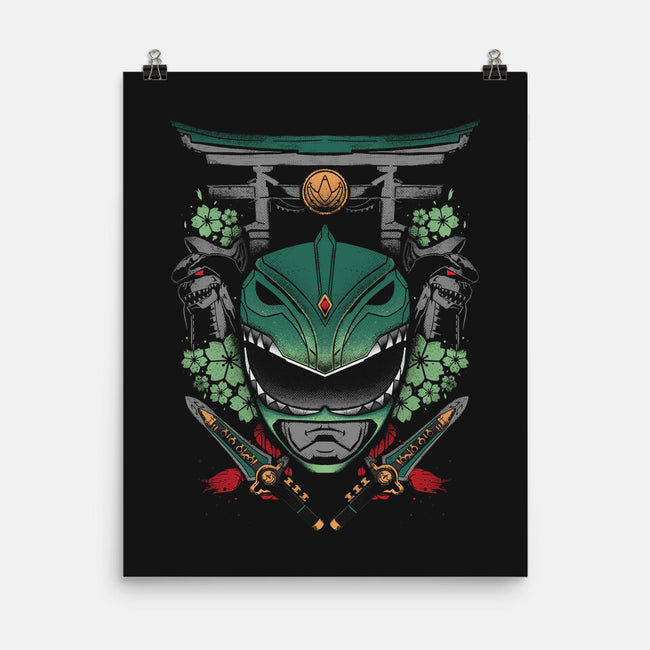 Green Ranger-none matte poster-RamenBoy