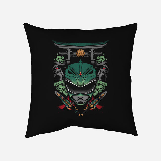 Green Ranger-none removable cover w insert throw pillow-RamenBoy