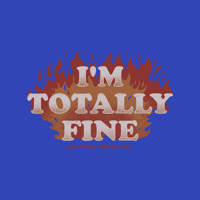 I'm Totally Fine-none dot grid notebook-eduely