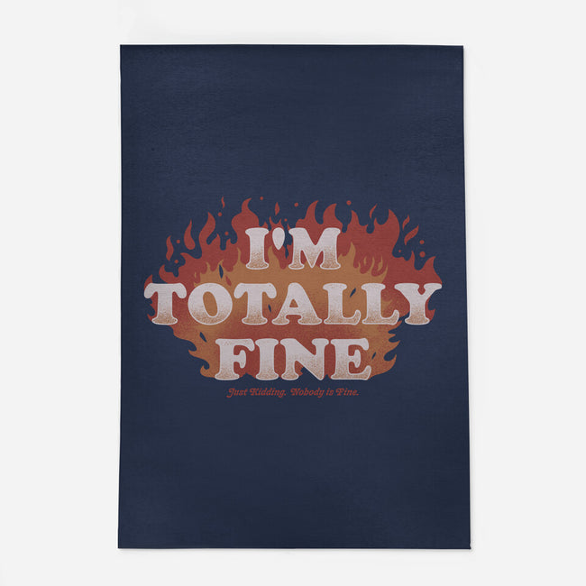 I'm Totally Fine-none outdoor rug-eduely
