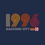Raccoon City 1996-womens fitted tee-DrMonekers