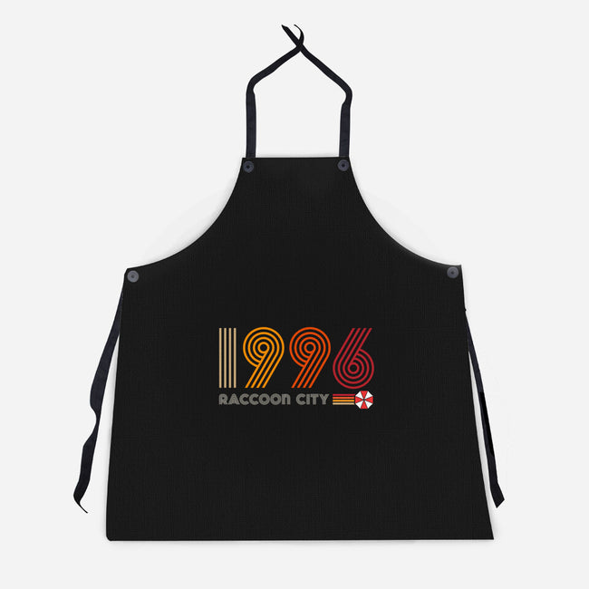 Raccoon City 1996-unisex kitchen apron-DrMonekers