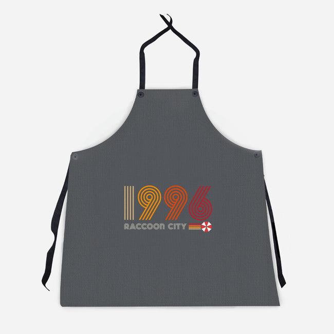 Raccoon City 1996-unisex kitchen apron-DrMonekers