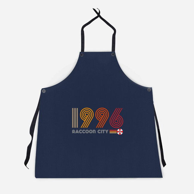 Raccoon City 1996-unisex kitchen apron-DrMonekers