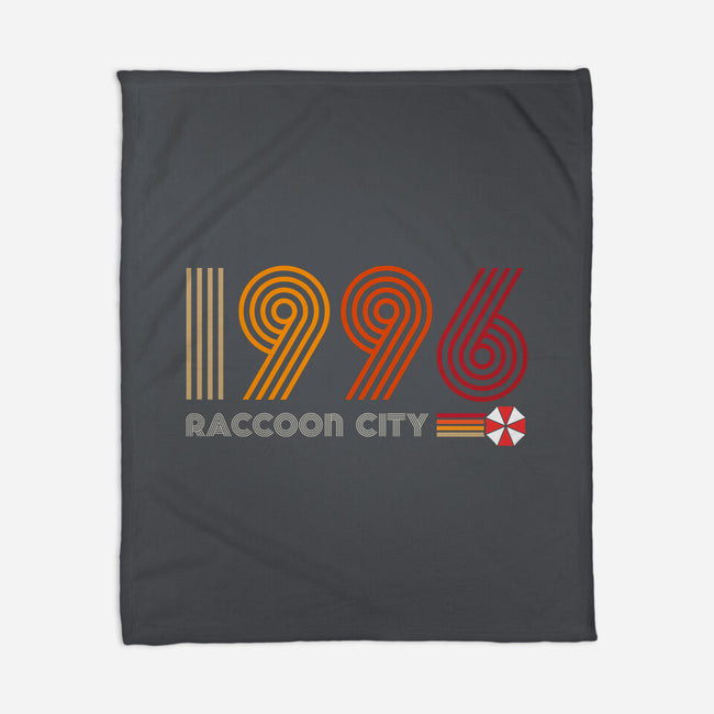 Raccoon City 1996-none fleece blanket-DrMonekers