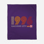 Raccoon City 1996-none fleece blanket-DrMonekers