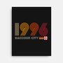 Raccoon City 1996-none stretched canvas-DrMonekers