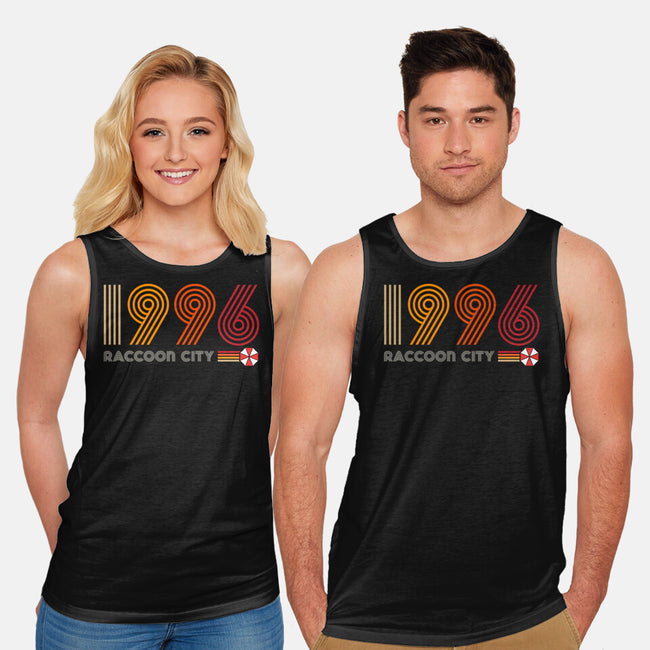 Raccoon City 1996-unisex basic tank-DrMonekers