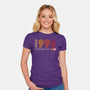 Raccoon City 1996-womens fitted tee-DrMonekers