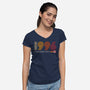 Raccoon City 1996-womens v-neck tee-DrMonekers