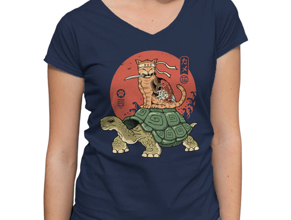 Catana On Turtle