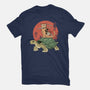 Catana On Turtle-unisex basic tee-vp021