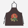 Catana On Turtle-unisex kitchen apron-vp021