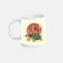 Catana On Turtle-none glossy mug-vp021