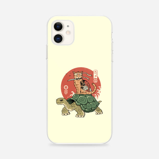 Catana On Turtle-iphone snap phone case-vp021