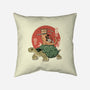 Catana On Turtle-none removable cover throw pillow-vp021