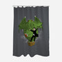 Great Old Neighbor-none polyester shower curtain-pigboom