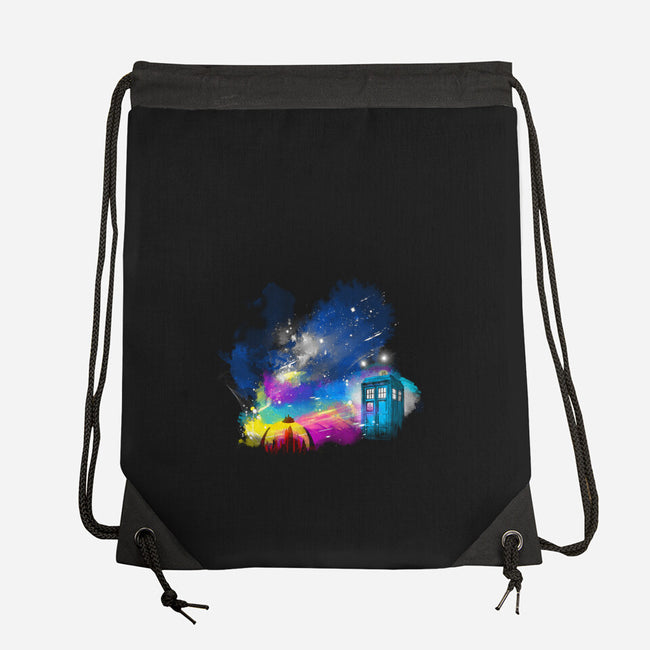 Back To Gallifrey-none drawstring bag-kharmazero