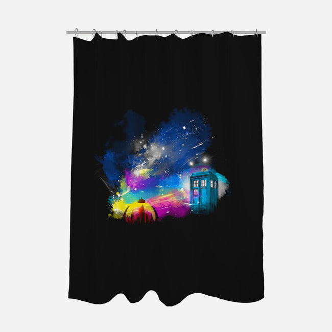 Back To Gallifrey-none polyester shower curtain-kharmazero