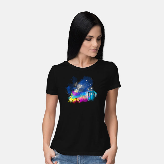 Back To Gallifrey-womens basic tee-kharmazero