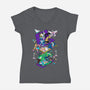 4th Gen-womens v-neck tee-Jelly89