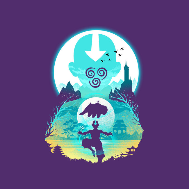 Airbender Landscape-mens basic tee-dandingeroz