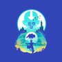 Airbender Landscape-none drawstring bag-dandingeroz