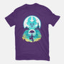 Airbender Landscape-womens fitted tee-dandingeroz