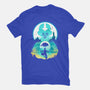 Airbender Landscape-womens fitted tee-dandingeroz
