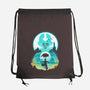 Airbender Landscape-none drawstring bag-dandingeroz