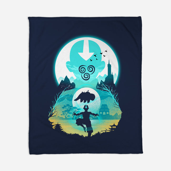 Airbender Landscape-none fleece blanket-dandingeroz