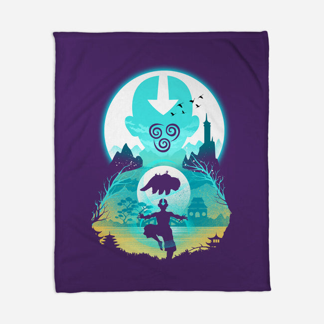 Airbender Landscape-none fleece blanket-dandingeroz