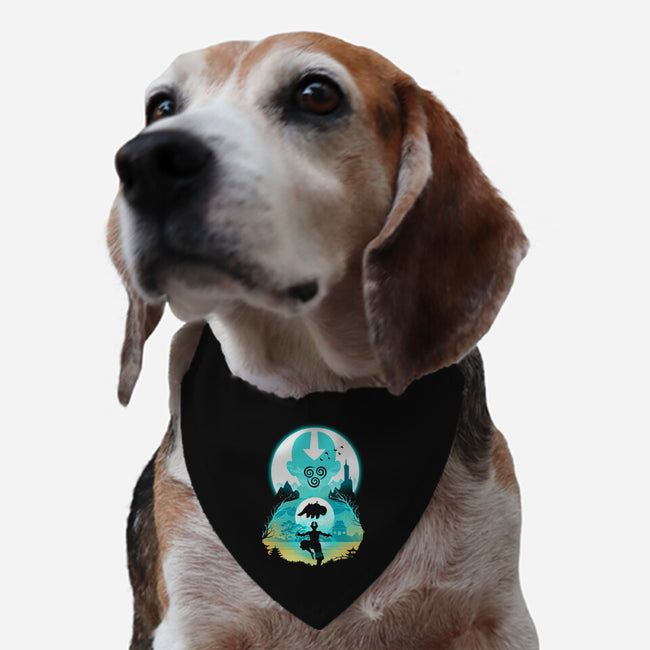 Airbender Landscape-dog adjustable pet collar-dandingeroz