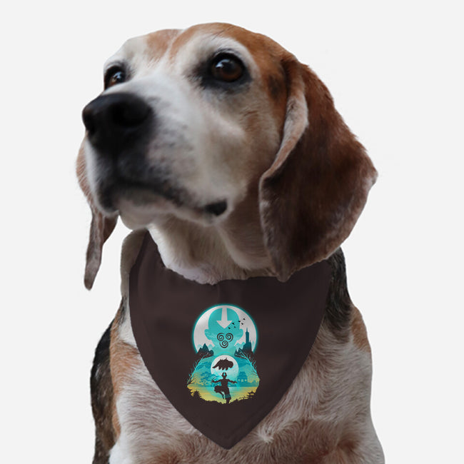 Airbender Landscape-dog adjustable pet collar-dandingeroz