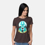 Airbender Landscape-womens basic tee-dandingeroz