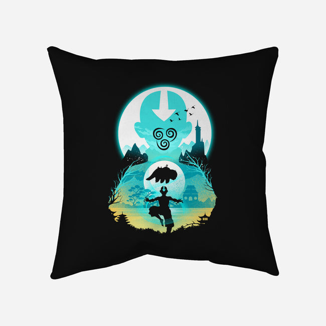 Airbender Landscape-none removable cover w insert throw pillow-dandingeroz