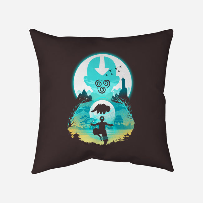 Airbender Landscape-none removable cover w insert throw pillow-dandingeroz