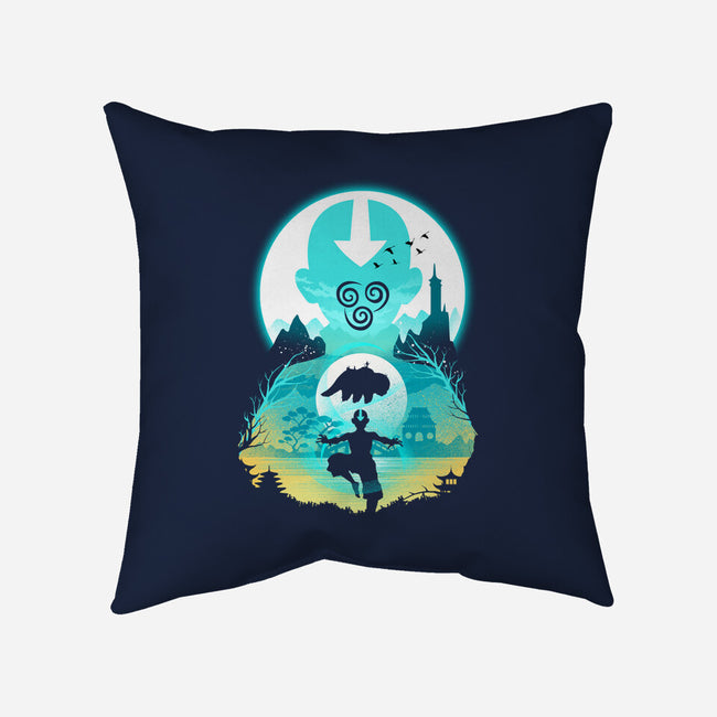 Airbender Landscape-none removable cover w insert throw pillow-dandingeroz