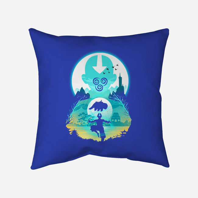 Airbender Landscape-none removable cover w insert throw pillow-dandingeroz