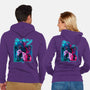 Neon Zero-unisex zip-up sweatshirt-Bruno Mota