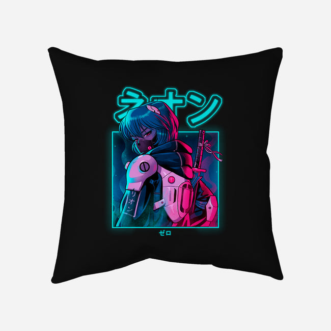 Neon Zero-none removable cover w insert throw pillow-Bruno Mota