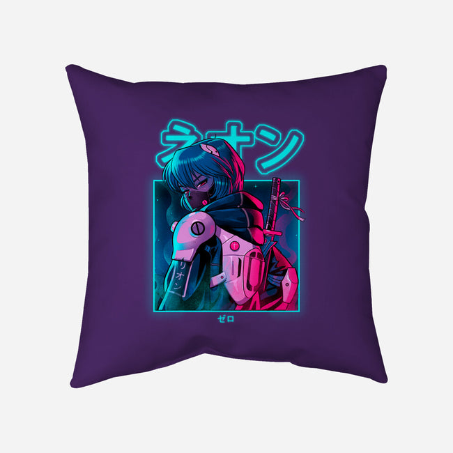 Neon Zero-none removable cover w insert throw pillow-Bruno Mota