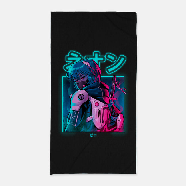 Neon Zero-none beach towel-Bruno Mota